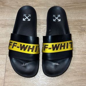 Off White Industrial Pool Slide